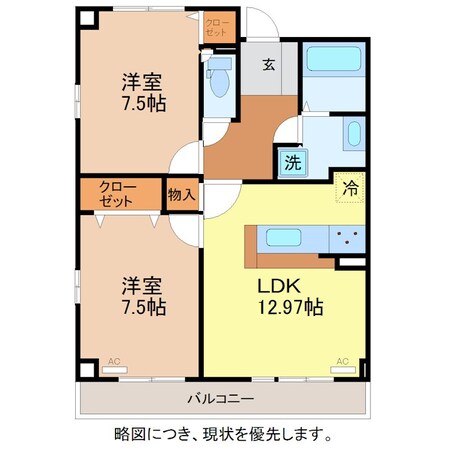 エポカ春江の物件間取画像